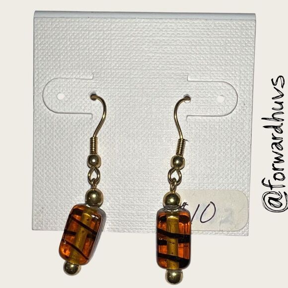 Bundle Sale 3 for $15 | Handcrafted Glass Earrings - Picture 4 of 9